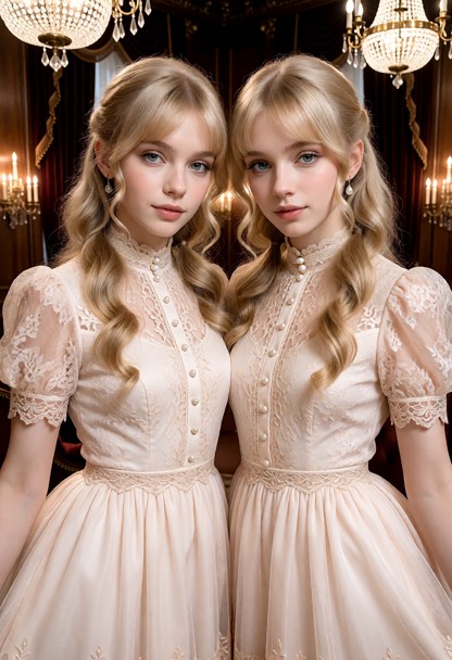 Betty and Eva (remix Real Temptation) — AI character