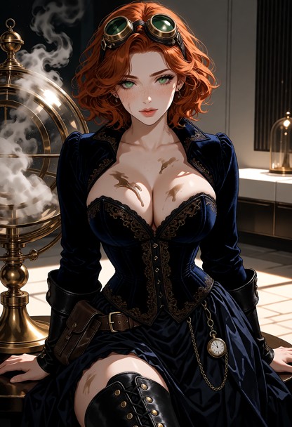 Aurelia Thorne–The Chrono-Castaway V2.0D