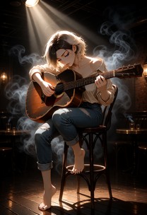 Noelle Barns Singing in a Smoky Jazz Club — AI Porn Video