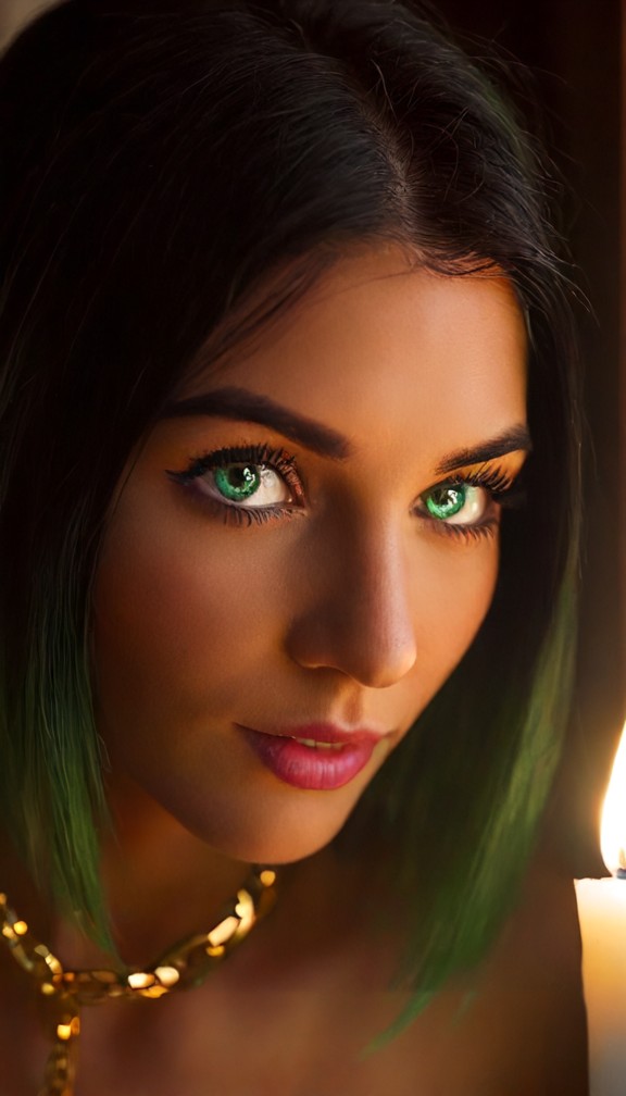 an extreme close-up shot focusing entirely on the eyes of a female sex room designer,a mysterious woman with dark,mys…