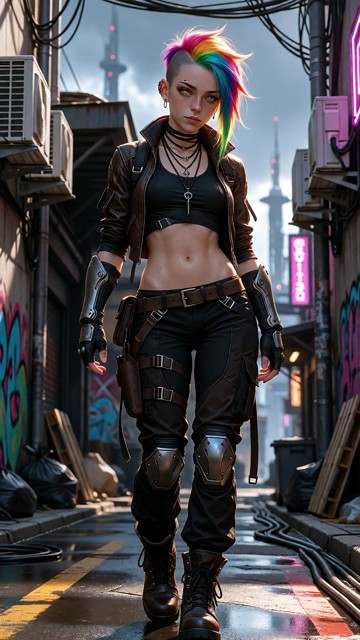 A highly detailed photorealistic image of Shortie. The backlight creates a luminous rim of light around her hair and …