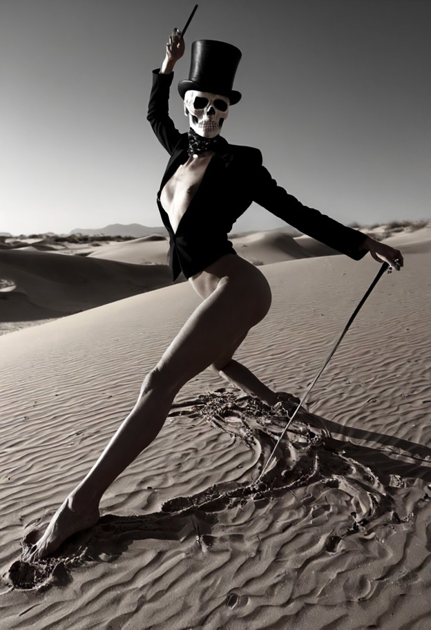 danse macabre – baja california (monochrome edition)

a surreal high-contrast monochrome fine art fashion photograph …