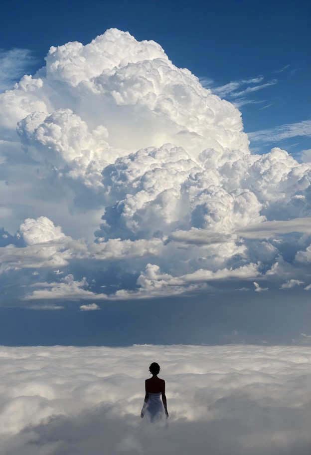 a large-scale atmospheric painting exploring perception,imagination,memory,and the childhood experience of discoverin…