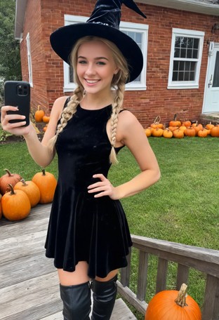 Lauren Lifts Her Velvet Dress — AI Porn Video