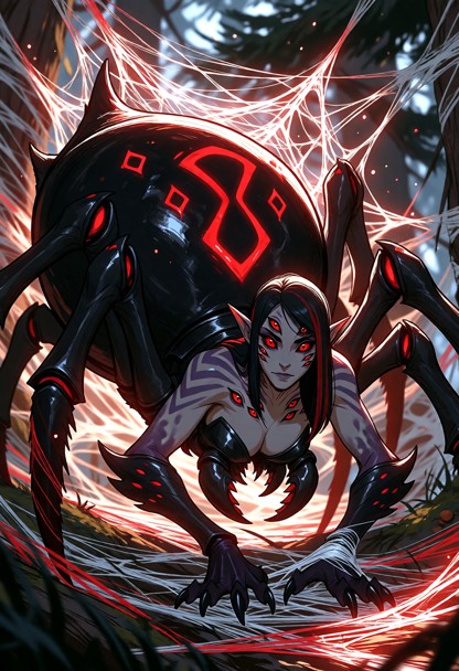 Will be Dangerous, deadly, anything speaking against her belives and you could be her next meal/build into her web pe…