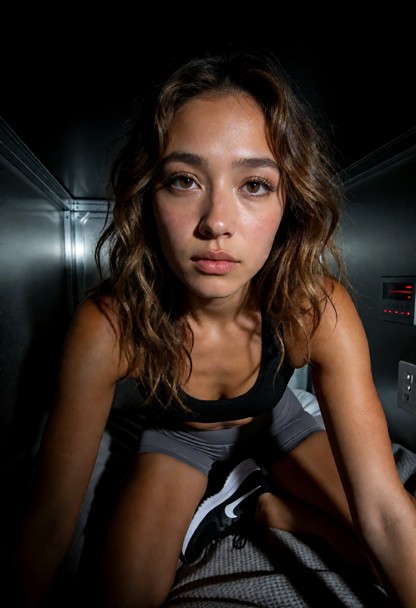 Location: a dark, cramped sleeping quarters with metallic walls and a narrow bunk, where the only light is the faint,…