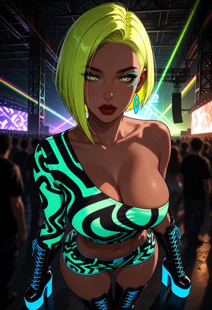 Yana Ray (remix Dark Romance) — AI character