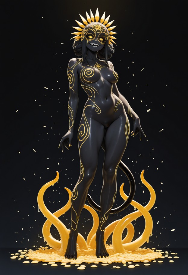 (perfect anatomy) (full body shot:1.6) {a sultry|an electric|a hypnotic|a feverish} full body shot of a brazilian par…