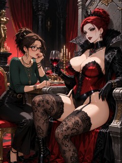 The Countess Claims Her Submissive Ashley — Kissing AI Porn Video