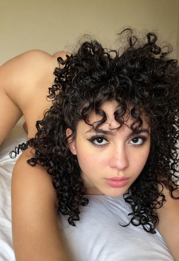 1girl,1guy,(prone bone:1.5),penis,she is laying on her stomach,on bed,legs together,ass in the air,view on ass,fucked…