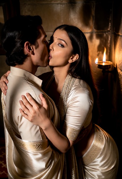 Location: a small, secluded private room dimly lit by a single flickering oil lamp that casts dancing amber glows and…