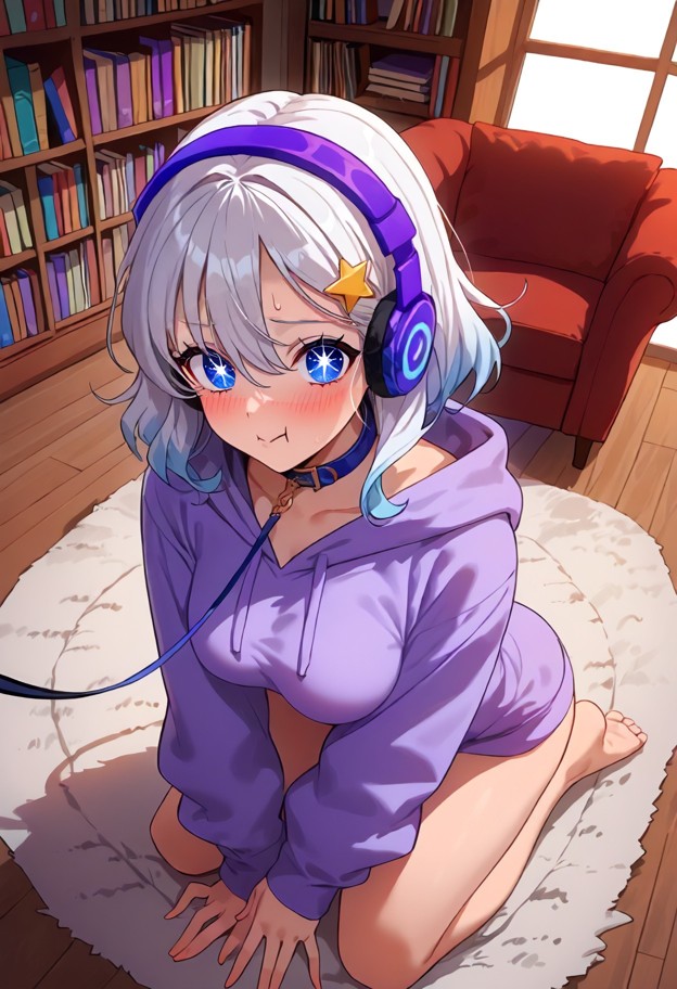 blue starry eyes