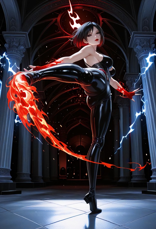 (masterpiece,cinematic lighting,3d anime style,highly detailed digital illustration:1.4),full body action shot,dynami…