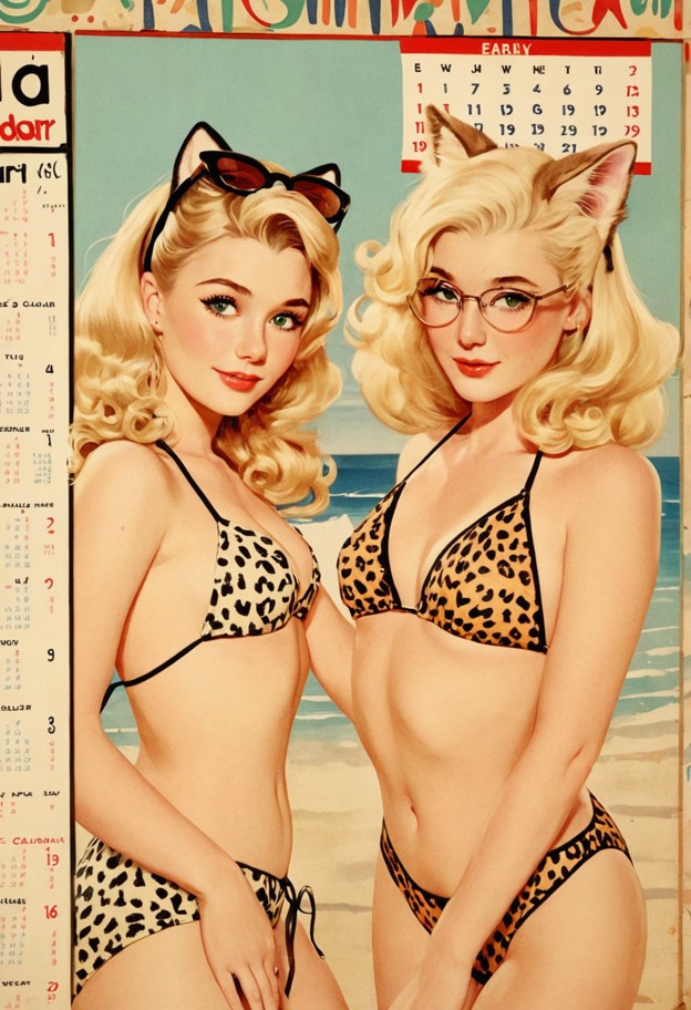full body shot,(vintage early 1960s pin-up calendar art:1.8). a glamorous woman with a beehive hairstyle,wearing a le…