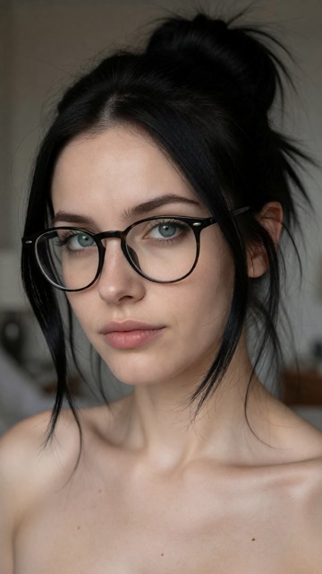 With the Glasses that `s me Kiki a little skinny Trans Girlie together with my Girlfriend Emmby