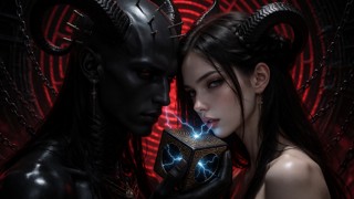 Hohepriesterin Unlocks the Golden Labyrinth Cube — AI Porn Video