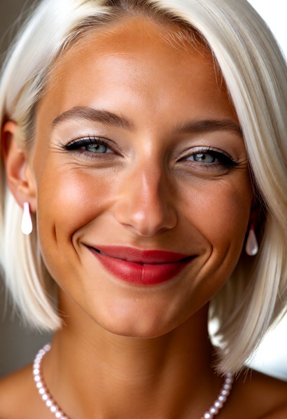 An ultra-photorealistic 8k RAW macro portrait photograph, extreme close-up tightly framed exclusively on her face, ca…