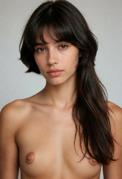 nude, skinny, long_hair,
