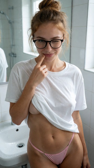 The video shows a woman dancing mea while she put off her tshirt. She shows all her sexy moves she has for the viewer…