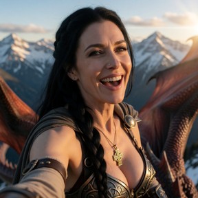 Anne Stoker Riding A Red Dragon — AI Porn Video