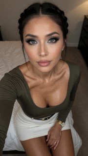 Kyra Deepthroating Giant Cock Until Facial — Facials AI Porn Video