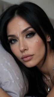 Kyra Receives Massive Face Cumshot — AI Porn Video