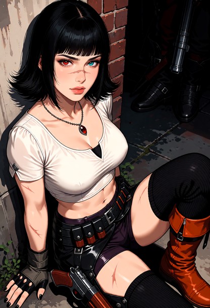 Lady (Devil May Cry) (rmx Dark Romance) — AI character