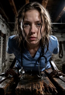 Two male hands grab the woman's head and push it down a little further. He forces her mouth open. From here, the came…