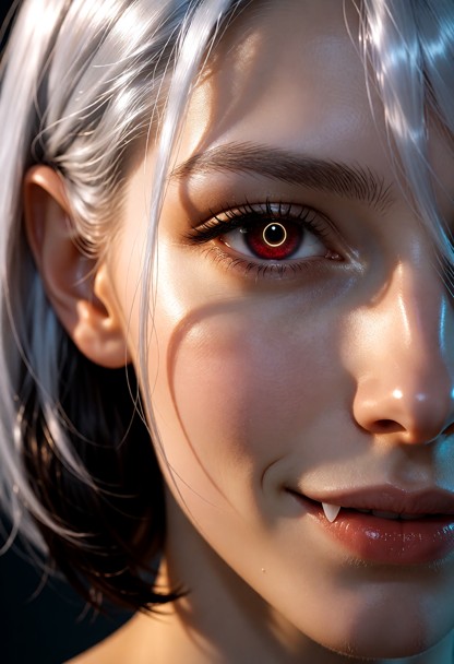 Masterpiece, best quality, ultra detailed, 8k, photorealistic cinematic beauty photography, extreme close-up. Crop is…