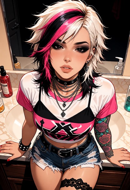 Sabrina Ross (remix Dark Romance) — AI character