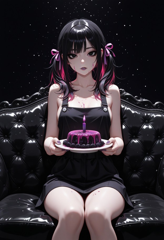 "(masterpiece,best quality),a young woman with an acid pixie aesthetic,nubile body,and hot petite figure,sits gracefu…