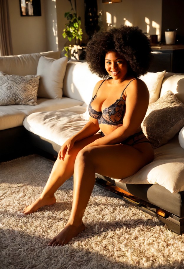 lingerie,lace_lingerie,sexy_lingerie,see_through_lingerie,full-body view,head-to-toe composition,centered frame,livin…