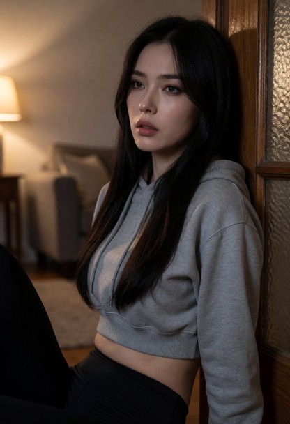 she gets naked then times on top of me as I'm sitting on the couch. she slides my dick inside her and starts fucking …