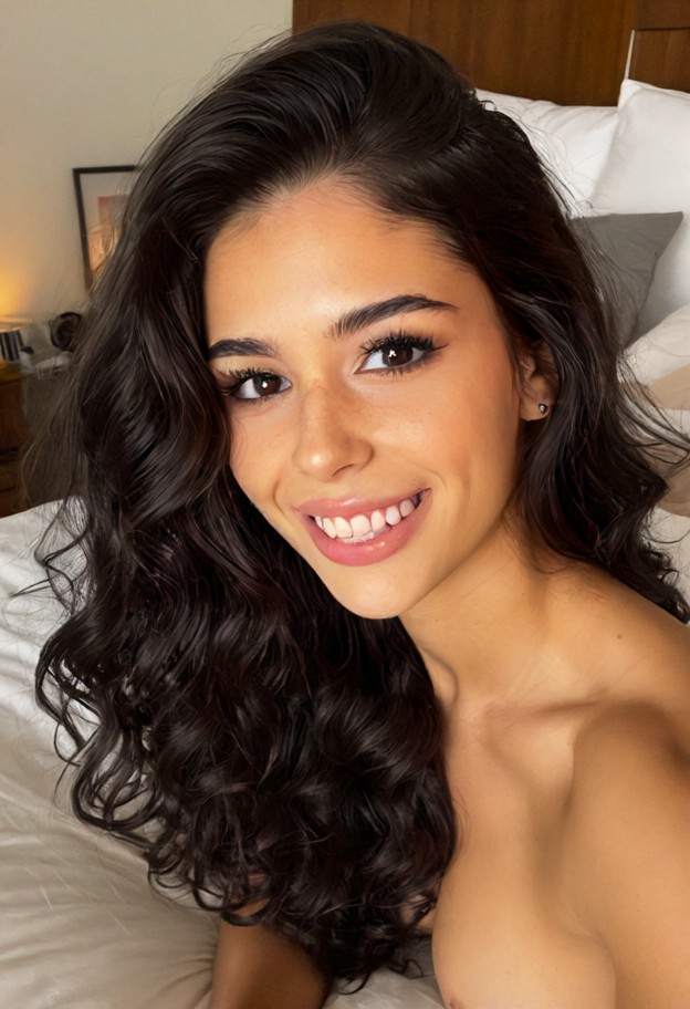 1girl,solo,about to kiss pov,(close up,forming lips) facing viewer,blowing kiss,naked,fully naked,eye-level shot,natu…