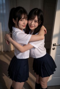 Selene And Friend Reveal Their Bushy Pussies — AI Porn Video