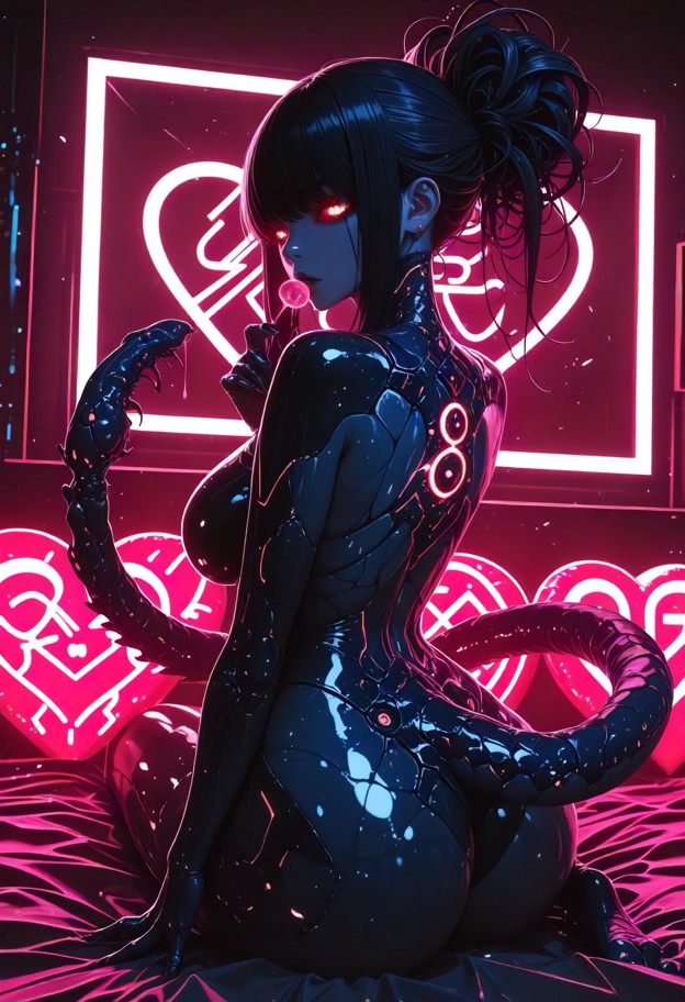 full-body shot of a woman with an alluring expression,looking directly into the camera. she is holding a translucent …