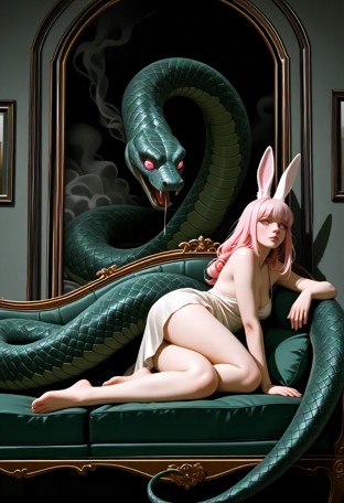 Prinzessin Mochi and the Giant Serpent — AI Porn Video