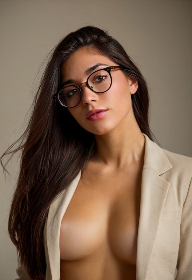 retrato fotográfico editorial realista de elena vargas,mujer española de 28 años,psicóloga y sexóloga,aspecto elegant…