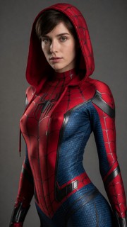 May Peels Off Her Superhero Suit — AI Porn Video