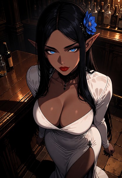Yvonne (1° remix Dark Romance) — AI character