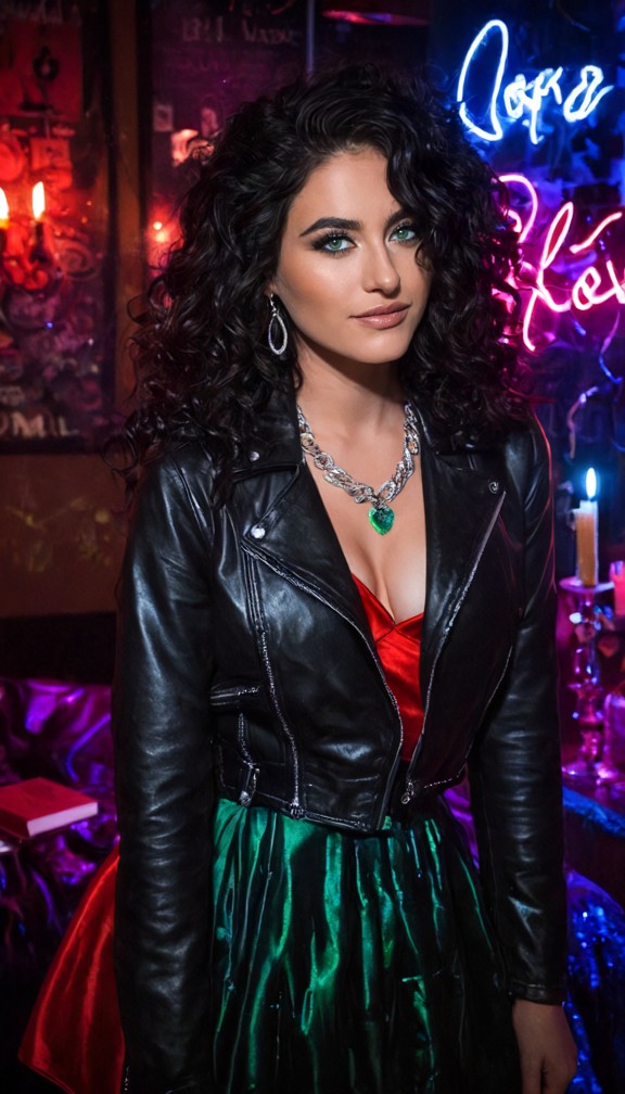 a fiercely independent young woman who is romantically chaotic but determined to find love,mismatched earrings,dramat…