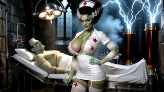 Nurse Evelyns Monster Cock Inspection — Doggy Style AI Porn Video