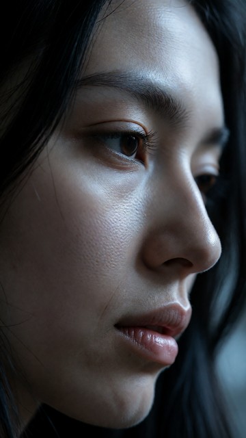An Extreme Macro Photorealistic Fine Art Portrait Of — AI Porn Image