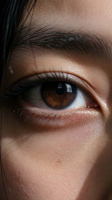 Extreme Macro Close-up Of A Japanese Womans Right Eye — AI Porn Image