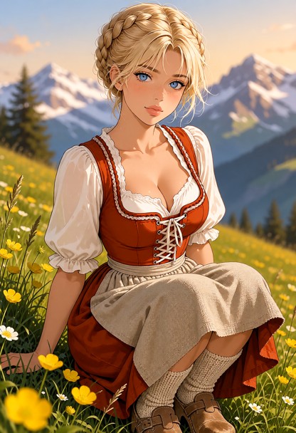 Heidi (remix After the Pleasure) — AI character