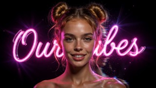 Blonde Twintails Glitching In Neon Void — AI Porn Video