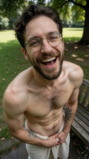 Jackson Shows Off His Pierced Cock — AI Porn Video