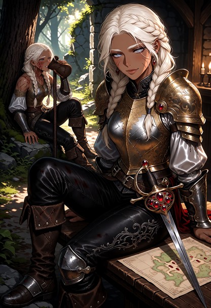 It starts in a tavern.
Mina told the player about her discovery and invited him to join her on the adventure.
It's ab…