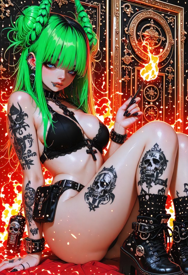 there's something almost soft in her tone despite the words. she crouches by the fire,poking the flames with a stick.…