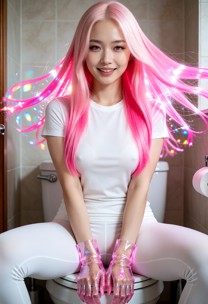 Pissing, Then Visibly Starts Peeing — Squirting AI Porn Video